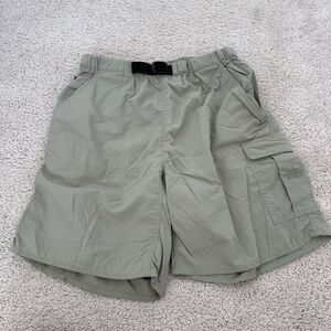 The North Face Shorts Women’s Green Cargo Utility Belted Pockets Hiking Large